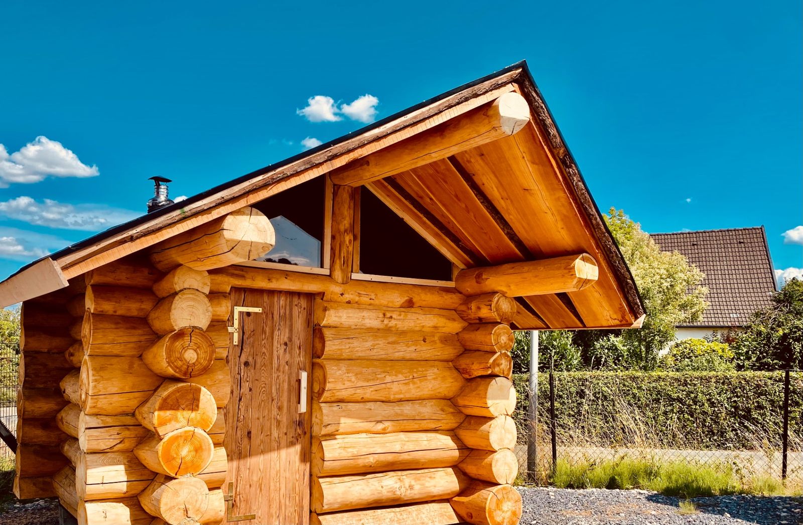 Baumstammsauna von woodsense – Maßgefertigte Saunalösung in Bielefeld